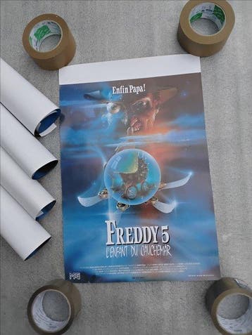 Matthew Joseph peak - Affiche de cinema du film freddy 5, Verzamelen, Nieuw