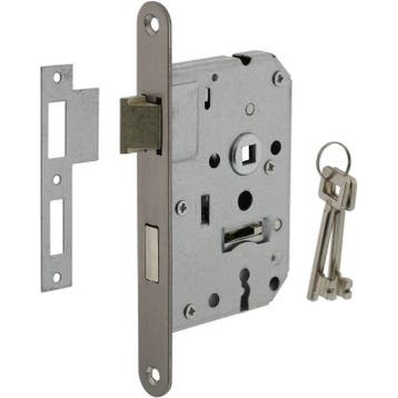 Woningbouw klavier dag- en nachtslot geborsteld rvs 55 mm..., Ophalen of Verzenden, Nieuw, Slot