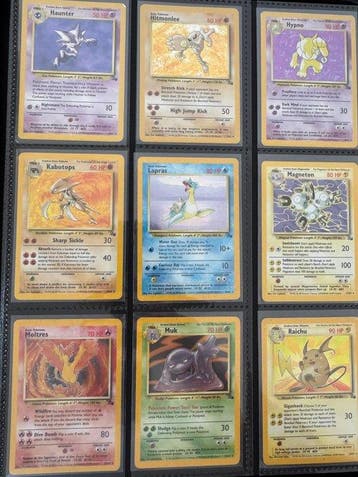 Pokémon - 62 Compleet album - WOTC - Fossil, Nieuw