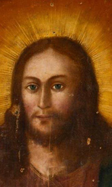 Icoon - Christus Pantokrator - Hout