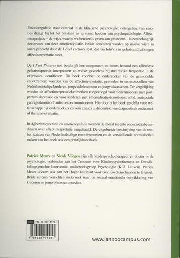 Affectinterpretatie en emotieregulatie 9789020979251, Boeken, Verzenden, Gelezen, N. Vliegen