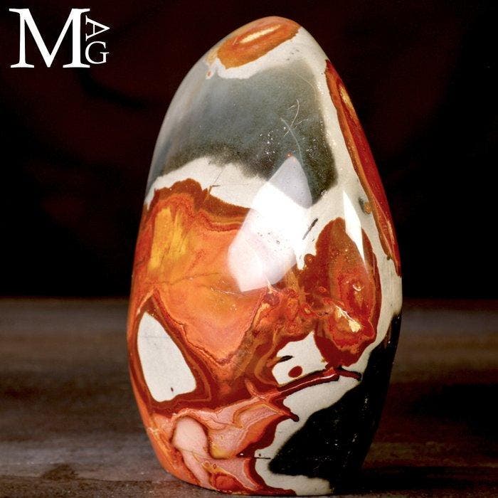 Nice - jaspe polychrome décoratif - Jaspe polychrome du, Antiek en Kunst, Curiosa en Brocante