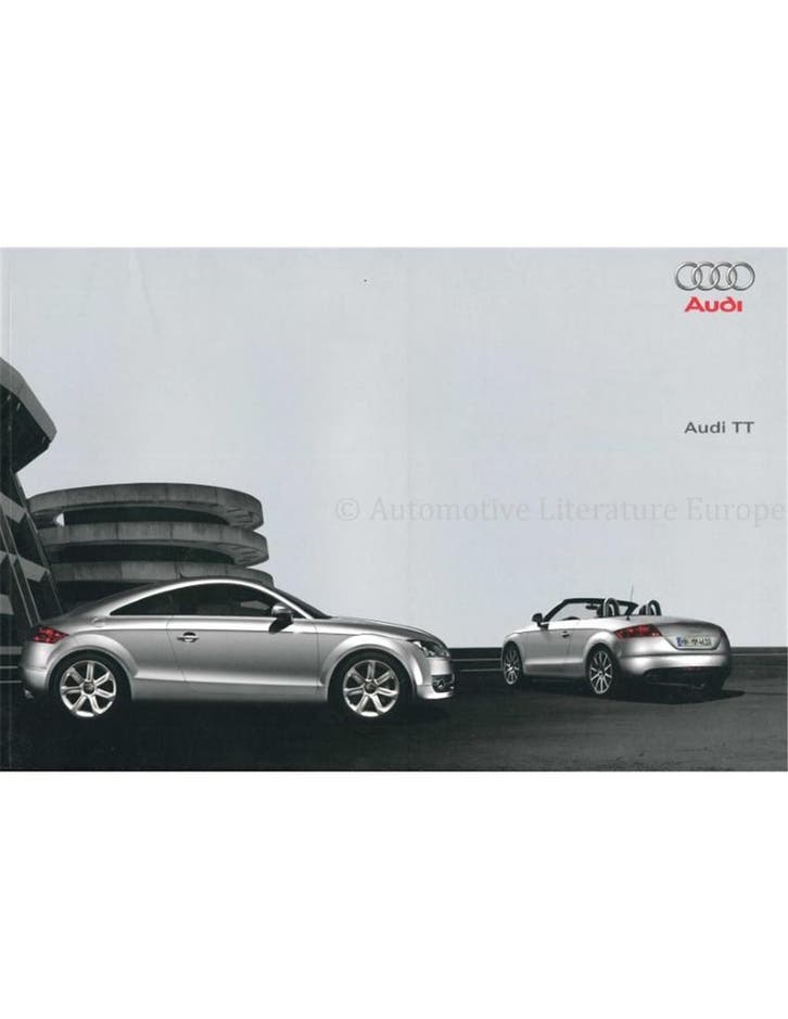 2007 AUDI TT BROCHURE NEDERLANDS, Livres, Autos | Brochures & Magazines