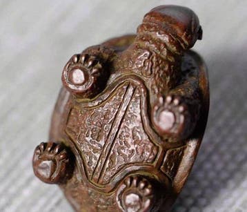 Decoratief ornament - Copper Turtle Decor