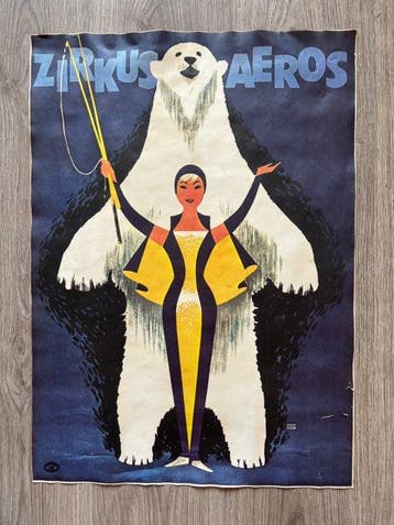 Circus - Zirkus Aeros – domatrice e orso polare – Stile Art