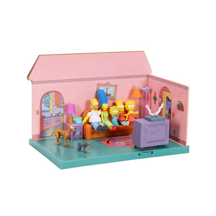 The Simpsons Living Room Playset, Collections, Cinéma & Télévision, Enlèvement ou Envoi