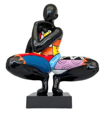 Figurine - Pop art lady - Steen, Fibre de verre