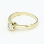 Bague - 14 carats Or jaune Diamant (Naturelle), Bijoux, Sacs & Beauté, Bagues