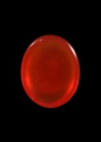 Romain antique Cornaline Cabochon intaglié dun scorpion