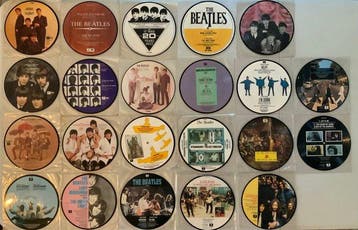 Beatles - 22x picture disc 7 singles - 1980s full set 20th, Cd's en Dvd's, Nieuw in verpakking
