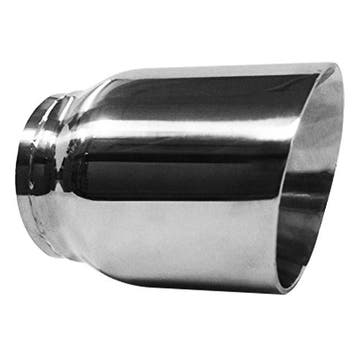 3 inch ingang 4 inch uitgang Uitlaat sierstuk rvs, Ophalen of Verzenden, Nieuw