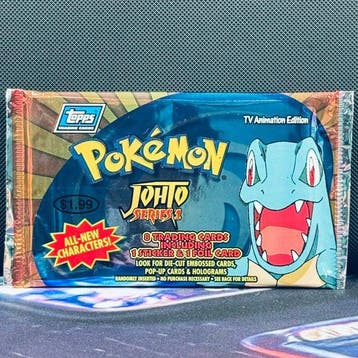 Pokémon Booster pack - Topps JOHTO Trading Cards Series 1, Hobby & Loisirs créatifs, Jeux de cartes à collectionner | Pokémon