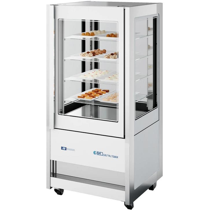 Koel-/Vriesvitrine | CRISTAL TOWER | 473L | RVS/Wit |, Articles professionnels, Horeca | Équipement de cuisine, Envoi