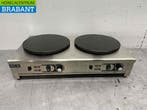 Crêpière double en acier inoxydable Plaque à crêpes 230V, Articles professionnels, Verzenden