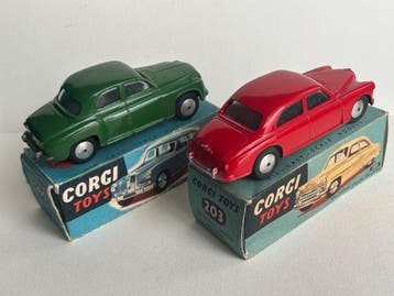 Corgi 1:43 - Modelauto (2) - Vauxhall Velox Saloon; Riley