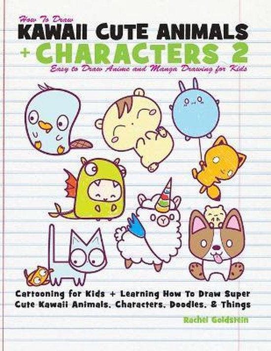 How to Draw Kawaii Cute Animals + Characters 2 9781546577386, Livres, Langue | Anglais, Envoi