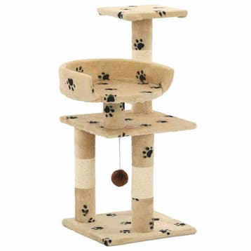vidaXL Kattenkrabpaal met sisal krabpalen 65 cm, Verzenden