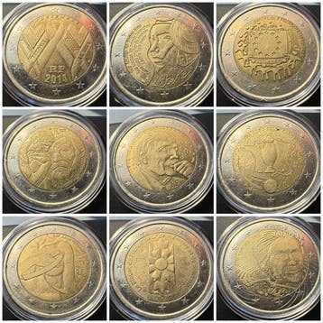 Europa. 2 Euro 2002/2026 (283 monnaies), Postzegels en Munten