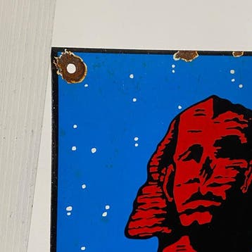 Laurens - Emaille plaat - 30x20cm - Gemaakt van een dikke
