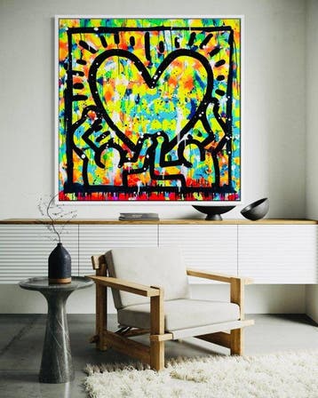 Mikko - Haring Love On Louis Vuitton Lettering - XL