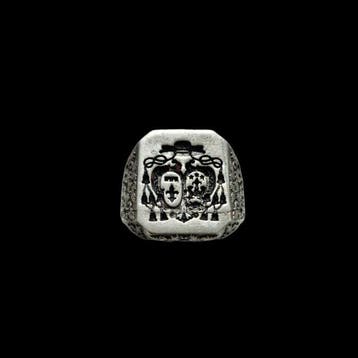 Zilver - Ring - Bisschoppelijk zegel XIXe eeuw