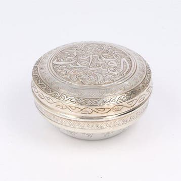 “   ”. - Doos - .900 zilver - Zilver -
