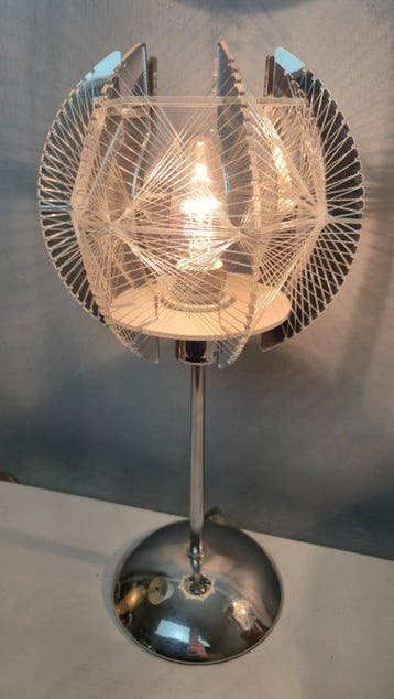 Paul Secon - Tafellamp (2) - Space-Age Lamp by Globo by P.