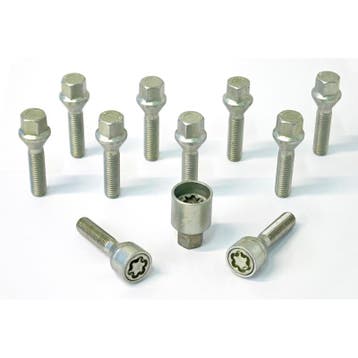 H&R Wielboutenset konisch M12x1.50 - Lengte 30mm - 10 stuks, Verzenden, Nieuw