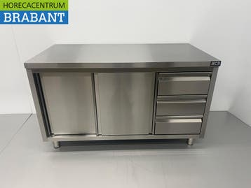 Acier inoxydable Premium-line Armoire Table de travail 2, Verzenden
