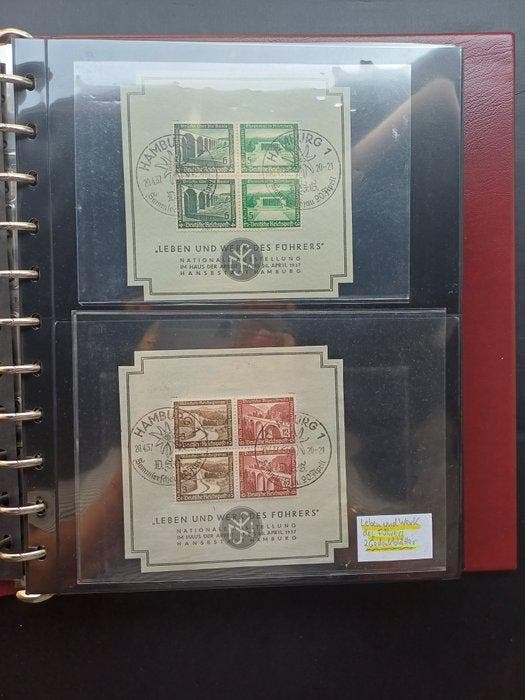 Duitse Rijk 1860/1944 - Safe-Album + tas met een goede, Timbres & Monnaies, Timbres | Europe | Allemagne