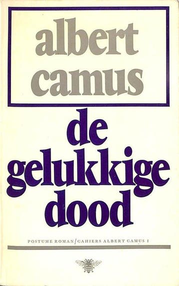 Gelukkige dood - Camus, Verzenden, Nieuw