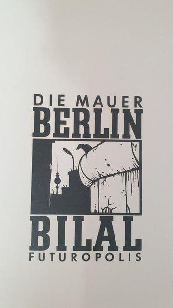 Enki Bilal - Berlin - Die Mauer - 1 Portfolio - Beperkte, Boeken, Nieuw