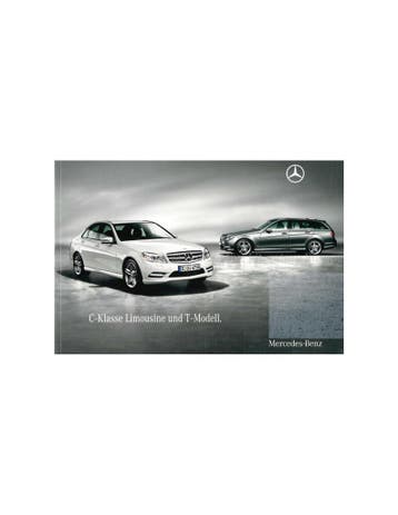 2010 MERCEDES BENZ C KLASSE SEDAN | ESTATE BROCHURE DUITS, Nieuw