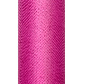 Fuchsia Tule Rol 30cm 9m, Hobby en Vrije tijd, Verzenden, Nieuw