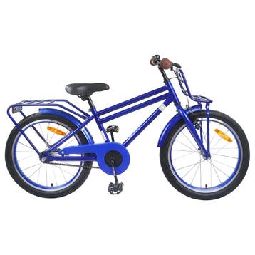 vidaXL Kinderfiets 18 Inch voor 5-7 jaar oud Donkerblauw, Verzenden, Nieuw