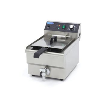 Friteuse - 13 L - 1 panier - avec robinet de vidange, 4 litres ou plus, Verzenden, Neuf
