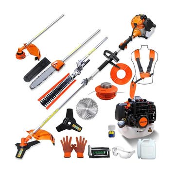 LADAMI bosmaaier benzine 52cc 2-takt multitool 3 pk, Jardin & Terrasse, Ophalen of Verzenden