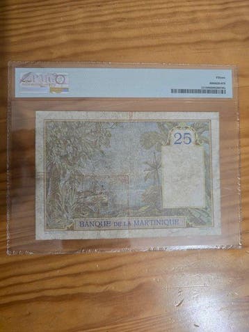 Martinique. - 25 Francs - ND (1930-45) - Pick 12 (Zonder