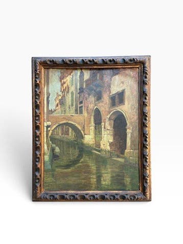 Giulio Fornoni (1866-1922) - Veduta di Venezia