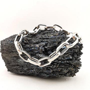 Zonder minimumprijs - Armband Zilver - handgemaakt, Nieuw