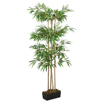 vidaXL Kunstplant bamboe 1216 bladeren 180 cm groen, Verzenden, Nieuw
