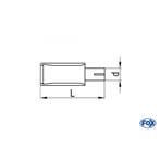 Fox end tip 32-EG-10671-L_d_, Verzenden