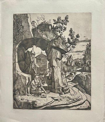 Benedetto Montagna (after), Martin Schongauer - San Girolamo