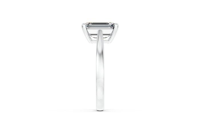 Sans prix de réserve - Bague - 14 carats Or blanc - 3.04ct., Handtassen en Accessoires, Ringen