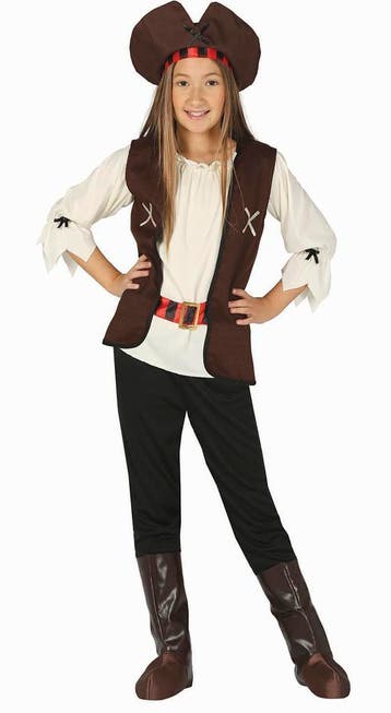 Piraten Kostuum Kind Meisje, Kinderen en Baby's, Carnavalskleding en Verkleedspullen, Verzenden, Nieuw
