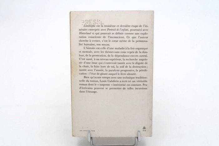 Louis Calaferte - Limitrophe - 1972, Antiek en Kunst, Antiek | Boeken en Manuscripten