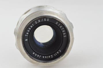 Carl Zeiss Jena Tessar 2,8/50 Cameralens