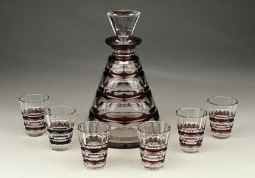 Val Saint Lambert - Karaf - Glas