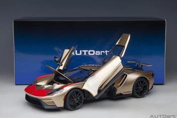 Autoart 1:18 - Modelauto - AUTOart 1/18 - FORD GT Heritage