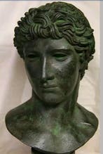 Sculpture, Bust of Apollo Roman Greek - Style Néoclassique -, Antiek en Kunst